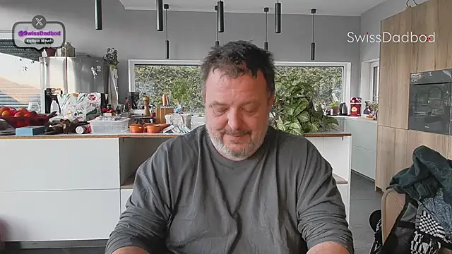 Snapshot of SwissDadbod chatting on 12.18.25 SwissDadbod online show from 12.18.25