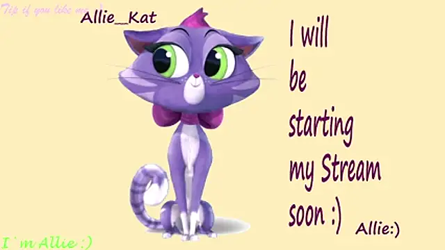 Snapshot of Allie_Kat chatting on 03.14.26 Allie Kat online show from 03.14.26