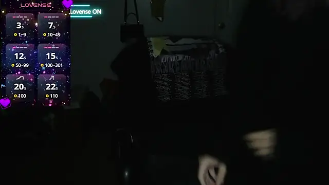 Snapshot of x3raven chatting on 09.12.25 x3raven online show from 09.12.25