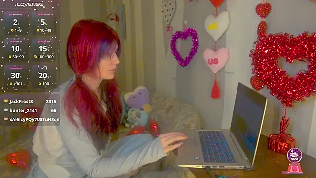 Snapshot of Blossom94 chatting on 02.14.26 Blossom94 online show from 02.14.26