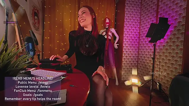 Giantess Eva online show from 04.04.26
