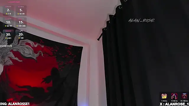 AlanRose01 online show from 05.03.26