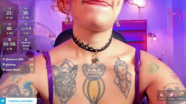 catalehia moonlightt online show from 11.18.25