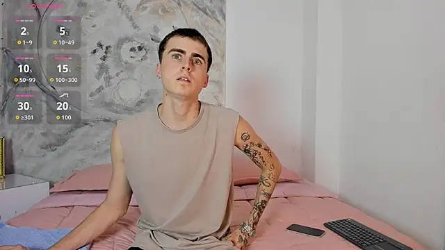 Snapshot of SpaceBoy1 chatting on 02.23.26 SpaceBoy1 online show from 02.23.26