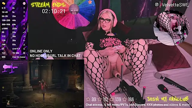 Snapshot of VelvetteSWE chatting on 06.22.26 VelvetteSWE online show from 06.22.26