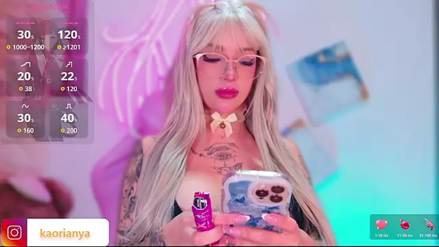 Snapshot of kaorianya chatting on 02.23.26 kaorianya online show from 02.23.26