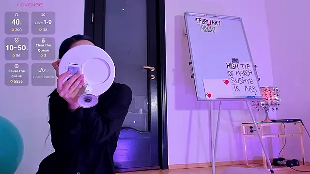 Snapshot of Peanaughty chatting on 03.02.26 Peanaughty online show from 03.02.26