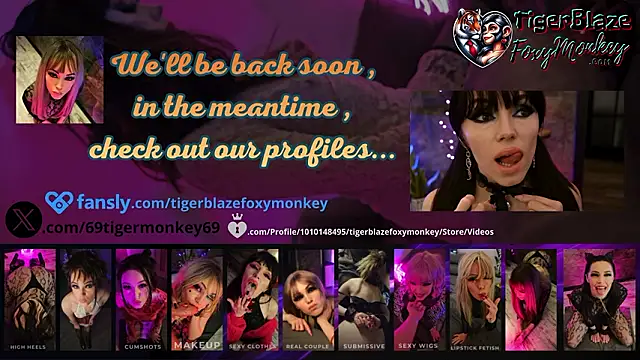 TigerBlazeFoxyMonkey online show from 03.05.26
