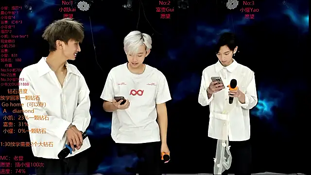 Snapshot of AOA-boy chatting on 03.09.26 AOA-boy online show from 03.09.26