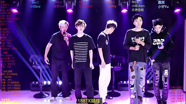 Snapshot of AOA-boy chatting on 04.10.26 AOA-boy online show from 04.10.26