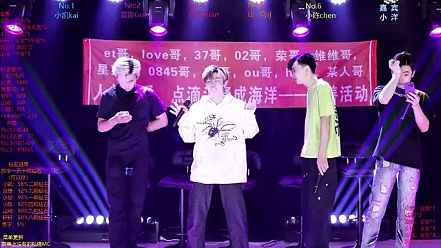 Snapshot of AOA-boy chatting on 04.12.26 AOA-boy online show from 04.12.26