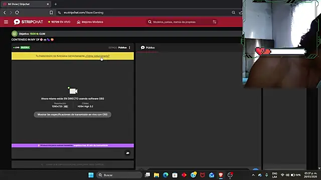 Snapshot of VazacGaming chatting on 03.28.26 VazacGaming online show from 03.28.26