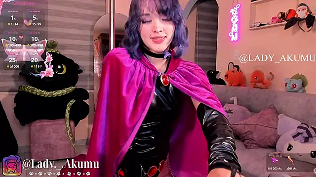 Snapshot of LadyAkumu chatting on 07.02.26 LadyAkumu online show from 07.02.26