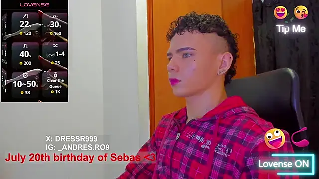sebascuterouss online show from 07.18.26