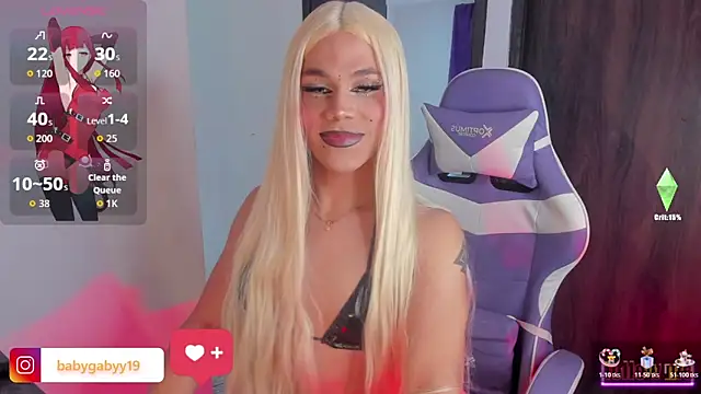 Snapshot of DeliGaby chatting on 05.28.26 DeliGaby online show from 05.28.26