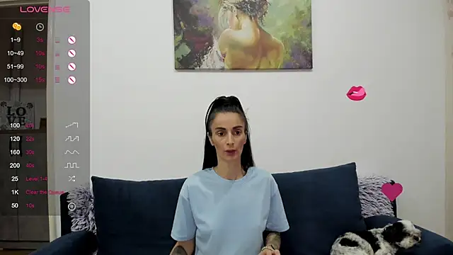 Snapshot of BlissAria chatting on 05.23.26 BlissAria online show from 05.23.26