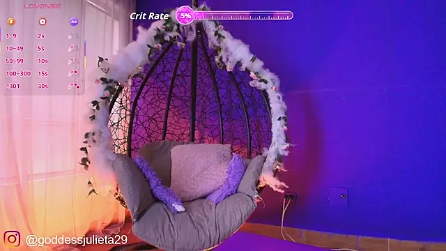 GoddessJulieta  online show from 08.01.26