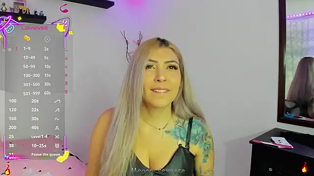 Megann rossex online show from 07.24.26