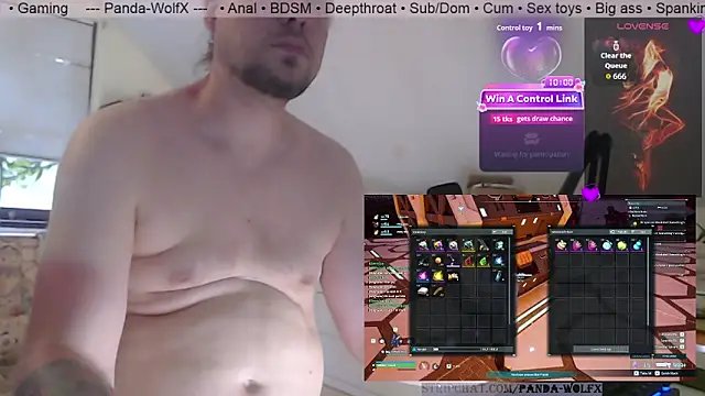 Snapshot of Panda-WolfX chatting on 07.19.26 Panda-WolfX online show from 07.19.26