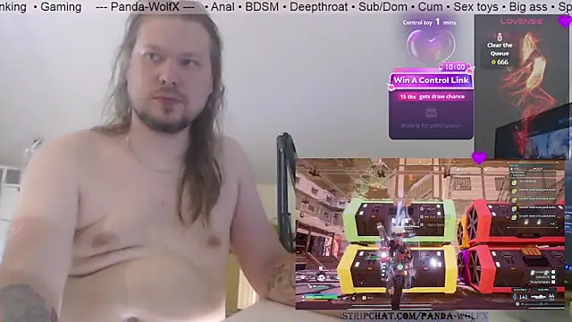 Snapshot of Panda-WolfX chatting on 07.24.26 Panda-WolfX online show from 07.24.26