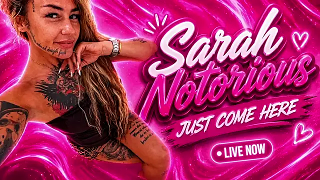 Snapshot of SarahNotorious chatting on 07.29.26 SarahNotorious online show from 07.29.26