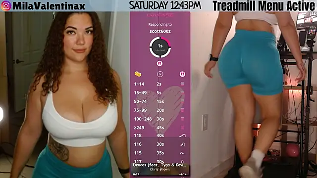 Snapshot of MilaValentina chatting on 05.23.26 MilaValentina online show from 05.23.26