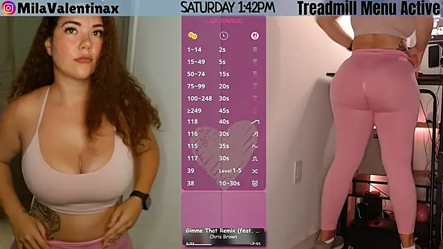 Snapshot of MilaValentina chatting on 05.30.26 MilaValentina online show from 05.30.26
