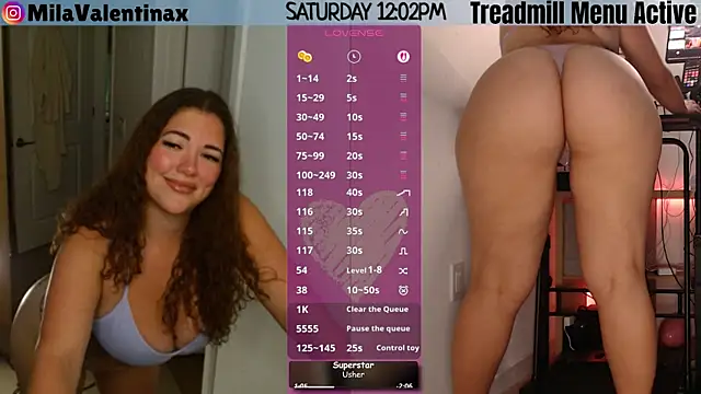 MilaValentina online show from 07.04.26