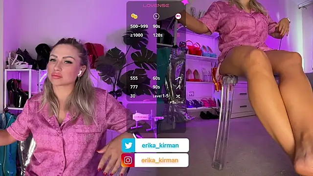 Erika Kirman online show from 09.11.25