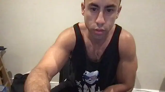 Snapshot of BigGuyMuscle chatting on 03.17.26 BigGuyMuscle online show from 03.17.26