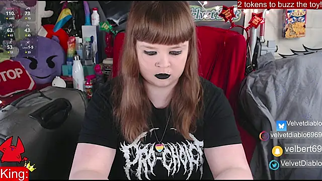 VelvetDiablo online show from 01.09.25