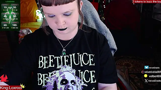 VelvetDiablo online show from 03.12.25