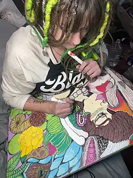 Snapshot of 1-800-FUCKYOU chatting on 10.18.25 1-800-FUCKYOU online show from 10.18.25