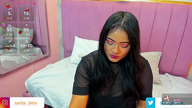 Snapshot of Sariitaa_ chatting on 02.18.25 Sariitaa online show from 02.18.25