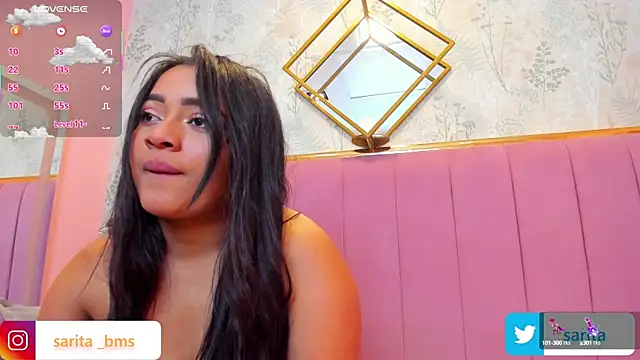 Snapshot of Sariitaa_ chatting on 03.13.25 Sariitaa online show from 03.13.25