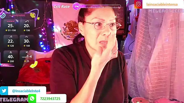 LaInsaciableIntensa online show from 03.08.26