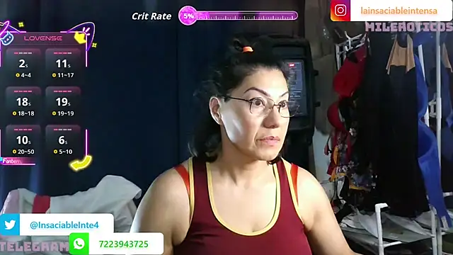 LaInsaciableIntensa online show from 05.21.26