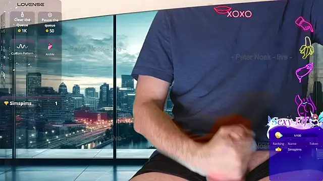 Snapshot of PeterNoak chatting on 12.03.24 PeterNoak online show from 12.03.24