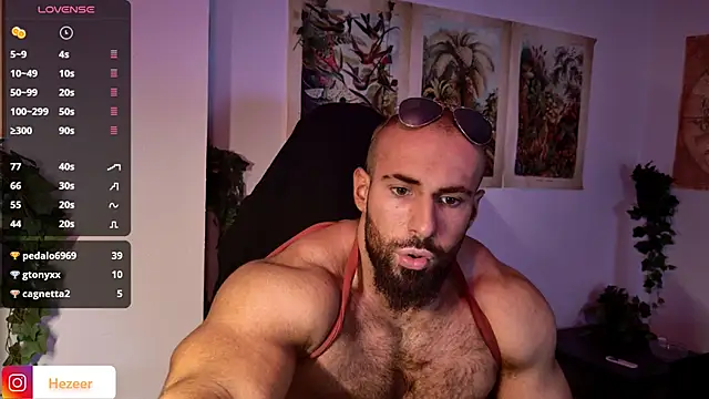 Snapshot of Musculus6 chatting on 10.02.25 Musculus6 online show from 10.02.25