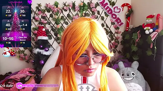 Snapshot of MidoriQuiinn chatting on 12.12.24 MidoriQuiinn online show from 12.12.24