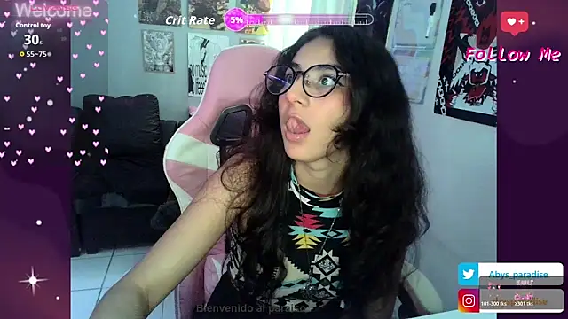 Abysparadise online show from 04.03.26