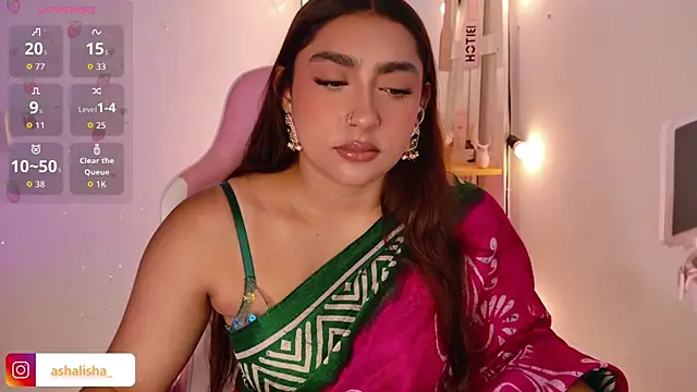 ashalisha online show from 01.10.26