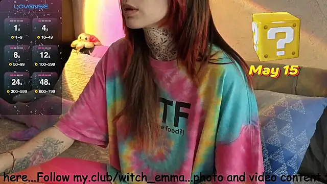 Snapshot of Witch_Emma chatting on 05.15.26 Witch Emma online show from 05.15.26