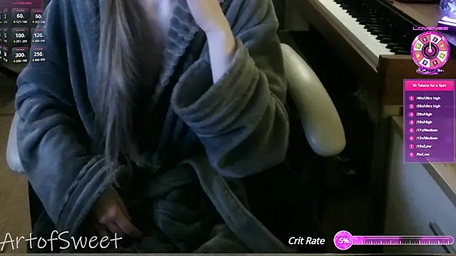 Snapshot of ArtofSweet chatting on 12.01.24 ArtofSweet online show from 12.01.24