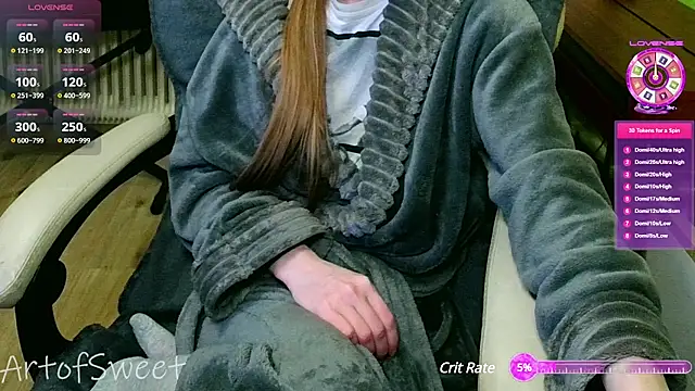 Snapshot of ArtofSweet chatting on 12.19.24 ArtofSweet online show from 12.19.24