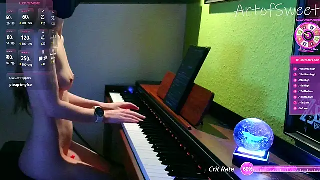 Snapshot of ArtofSweet chatting on 02.02.25 ArtofSweet online show from 02.02.25