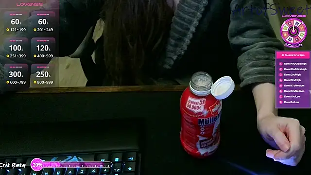 Snapshot of ArtofSweet chatting on 09.12.25 ArtofSweet online show from 09.12.25