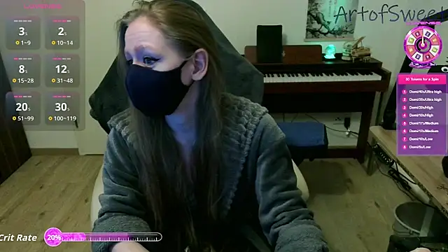 Snapshot of ArtofSweet chatting on 09.13.25 ArtofSweet online show from 09.13.25