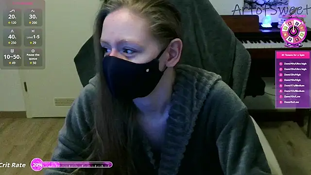 Snapshot of ArtofSweet chatting on 09.17.25 ArtofSweet online show from 09.17.25