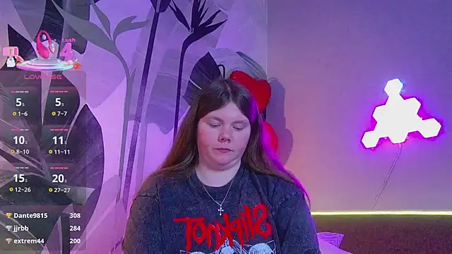 Snapshot of RubyValen chatting on 03.02.26 RubyValen online show from 03.02.26